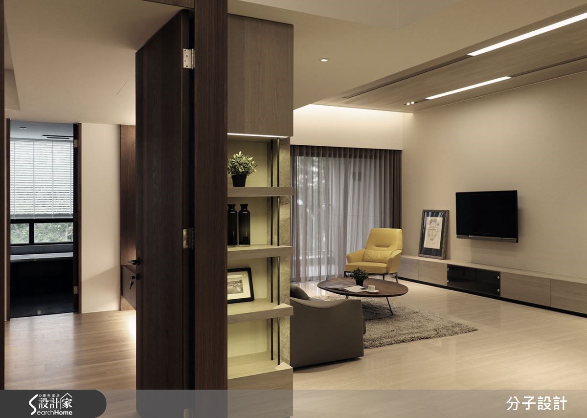 40坪新成屋(5年以下)＿現代風客廳案例圖片＿分子設計＿分子_14之7