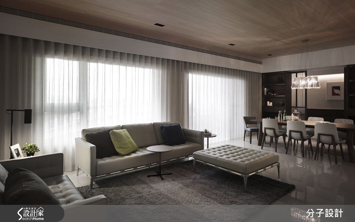 50坪新成屋(5年以下)＿現代風客廳案例圖片＿分子設計＿分子_17之5