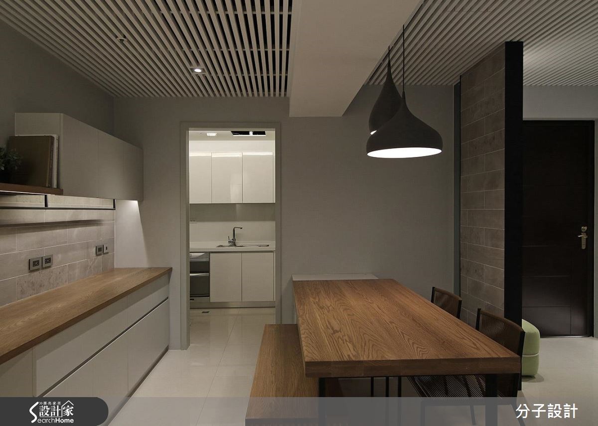 25坪新成屋(5年以下)＿簡約風玄關餐廳廚房案例圖片＿分子設計＿分子_20之3