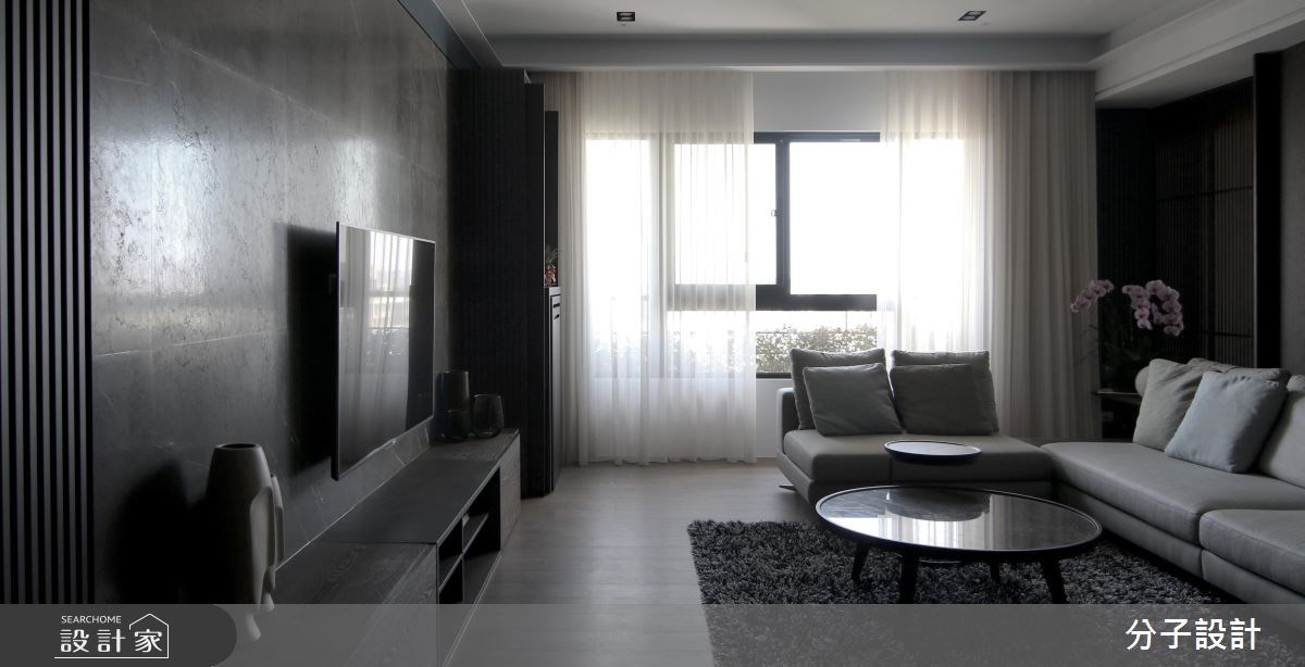 60坪新成屋(5年以下)＿人文禪風客廳案例圖片＿分子設計＿分子_24之4