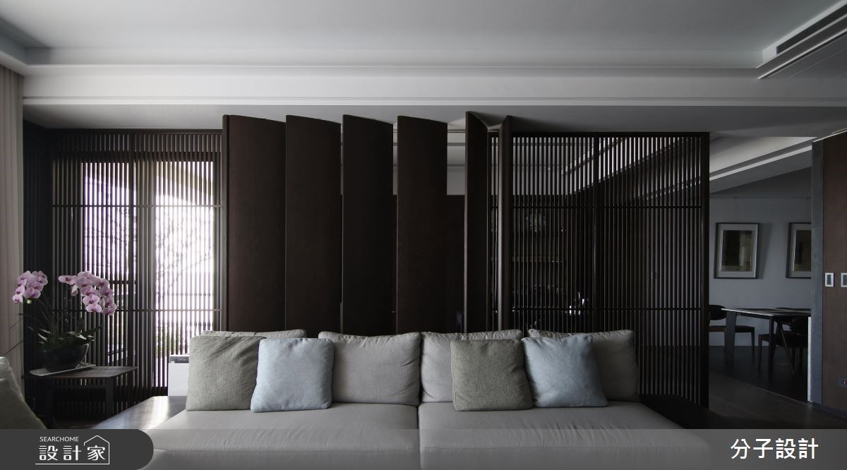 60坪新成屋(5年以下)＿人文禪風客廳案例圖片＿分子設計＿分子_24之8