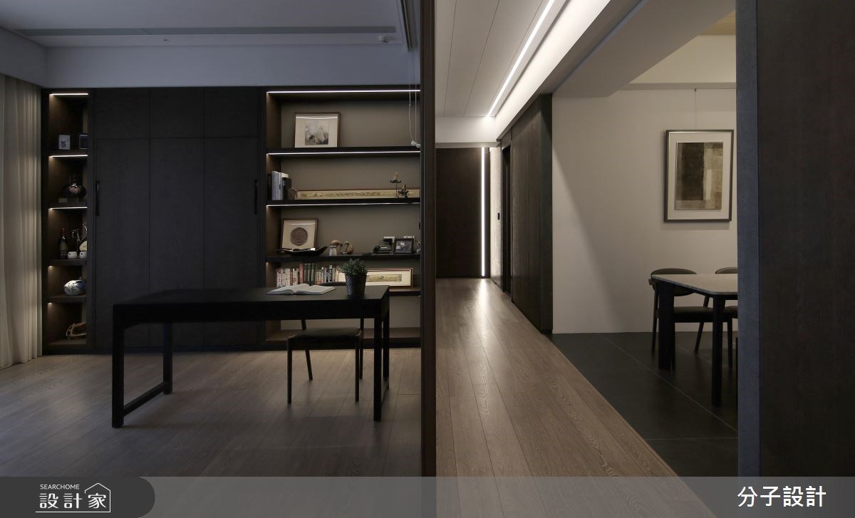60坪新成屋(5年以下)＿人文禪風書房案例圖片＿分子設計＿分子_24之10