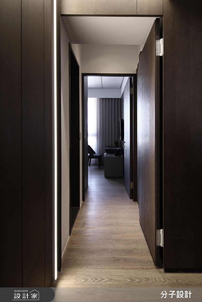60坪新成屋(5年以下)＿人文禪風走廊案例圖片＿分子設計＿分子_24之23