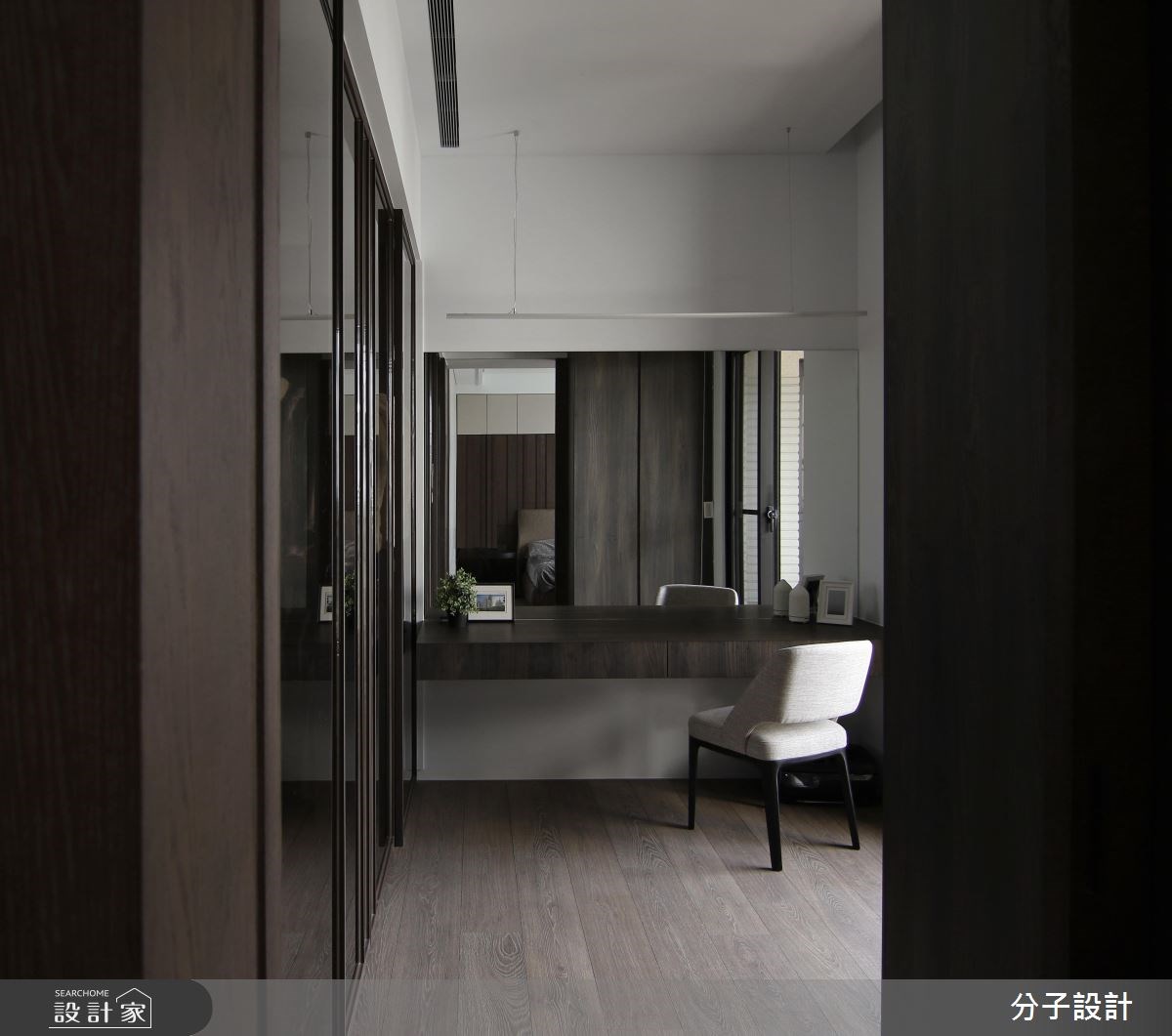 60坪新成屋(5年以下)＿人文禪風臥室更衣間案例圖片＿分子設計＿分子_24之26