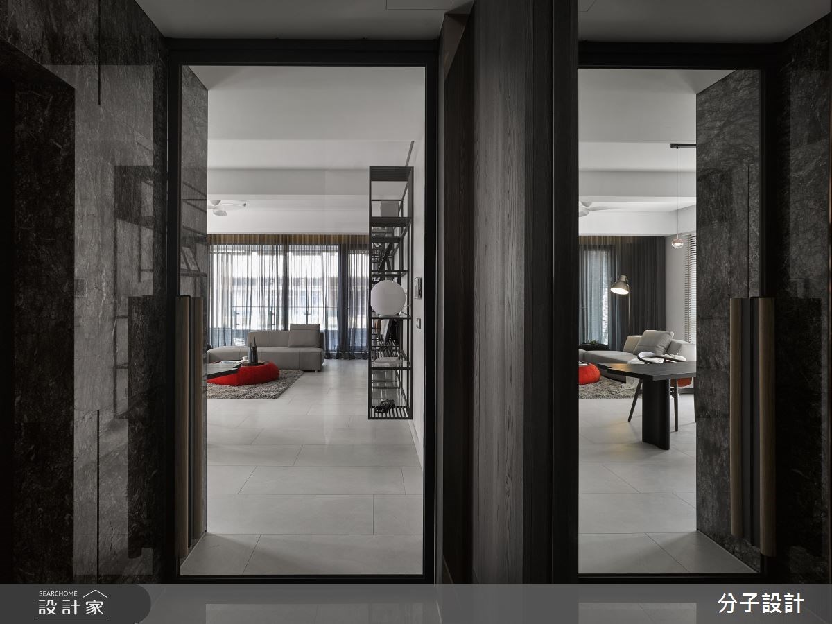 50坪新成屋(5年以下)＿現代風玄關客廳案例圖片＿分子設計＿分子_27之1