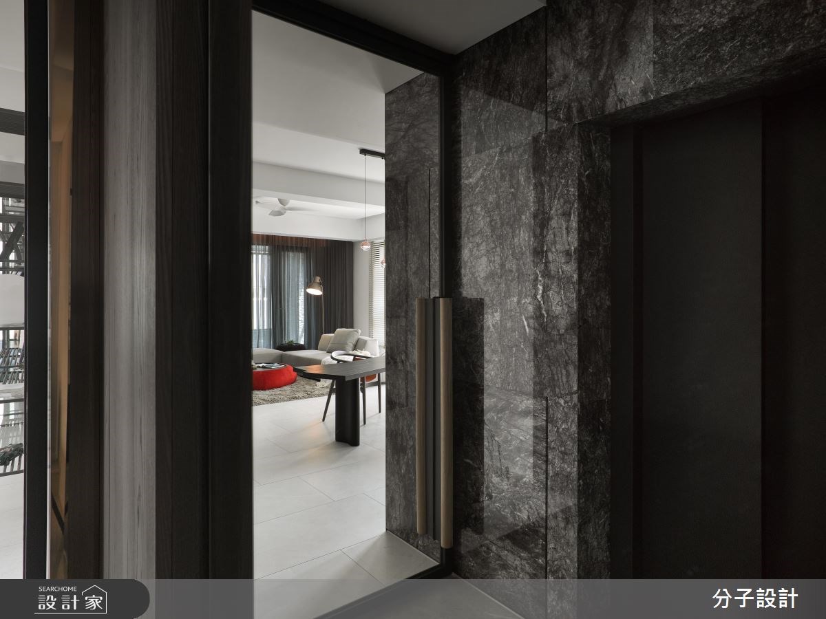50坪新成屋(5年以下)＿現代風玄關客廳案例圖片＿分子設計＿分子_27之2