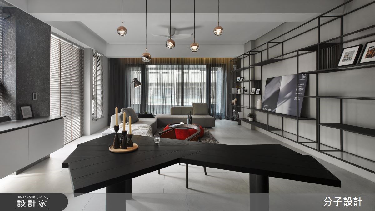 50坪新成屋(5年以下)＿現代風客廳案例圖片＿分子設計＿分子_27之11