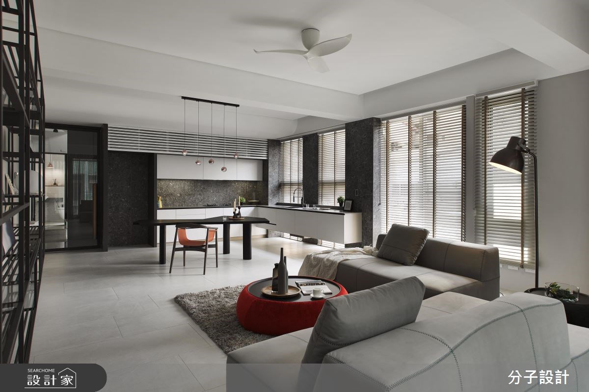 50坪新成屋(5年以下)＿現代風客廳餐廳廚房案例圖片＿分子設計＿分子_27之12