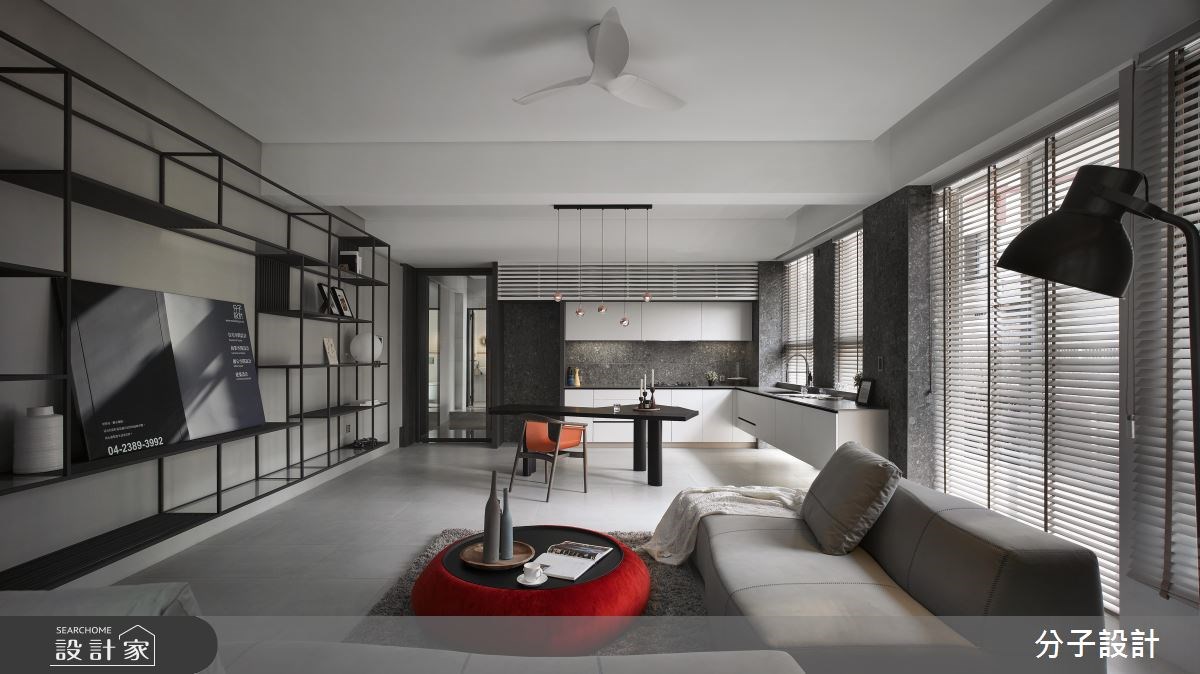 50坪新成屋(5年以下)＿現代風客廳餐廳廚房案例圖片＿分子設計＿分子_27之13