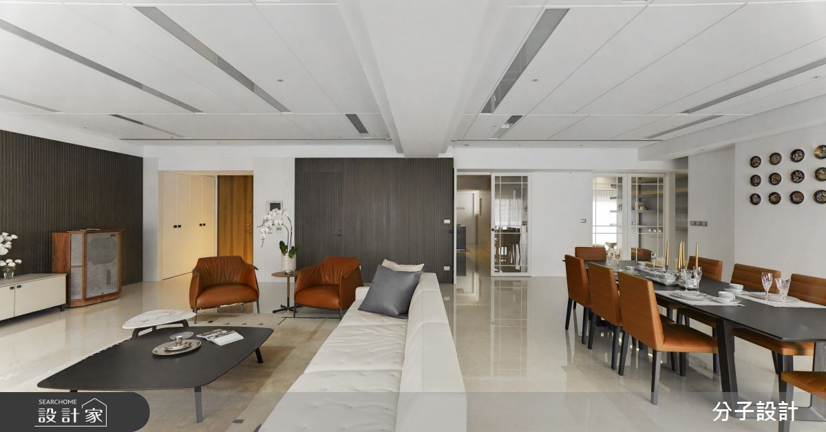 80坪中古屋(5~15年)＿現代風玄關客廳餐廳案例圖片＿分子設計＿分子_30之6