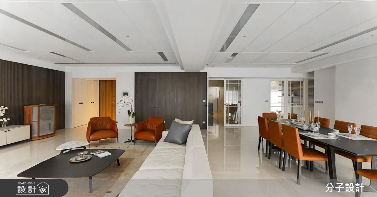 80坪中古屋(5~15年)＿現代風玄關客廳餐廳案例圖片＿分子設計＿分子_30之7