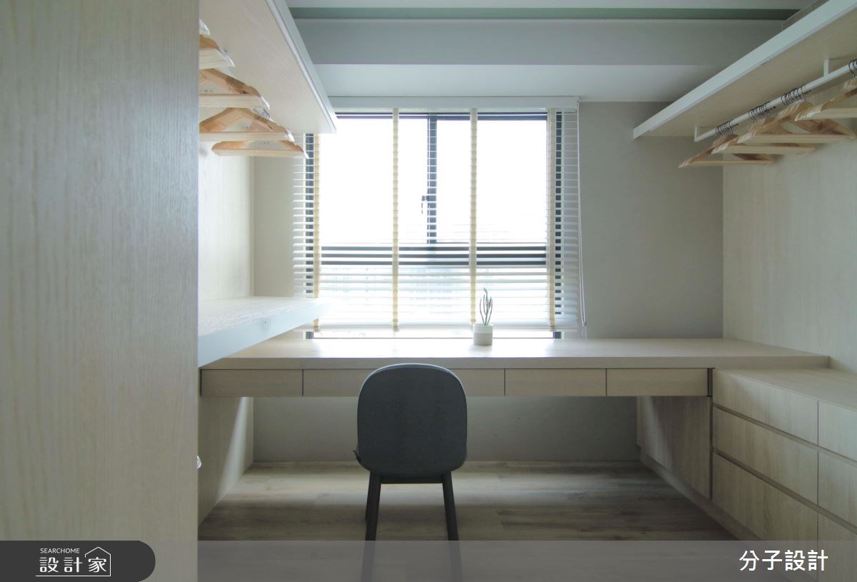 30坪新成屋(5年以下)＿簡約風更衣間案例圖片＿分子設計＿分子_31之17