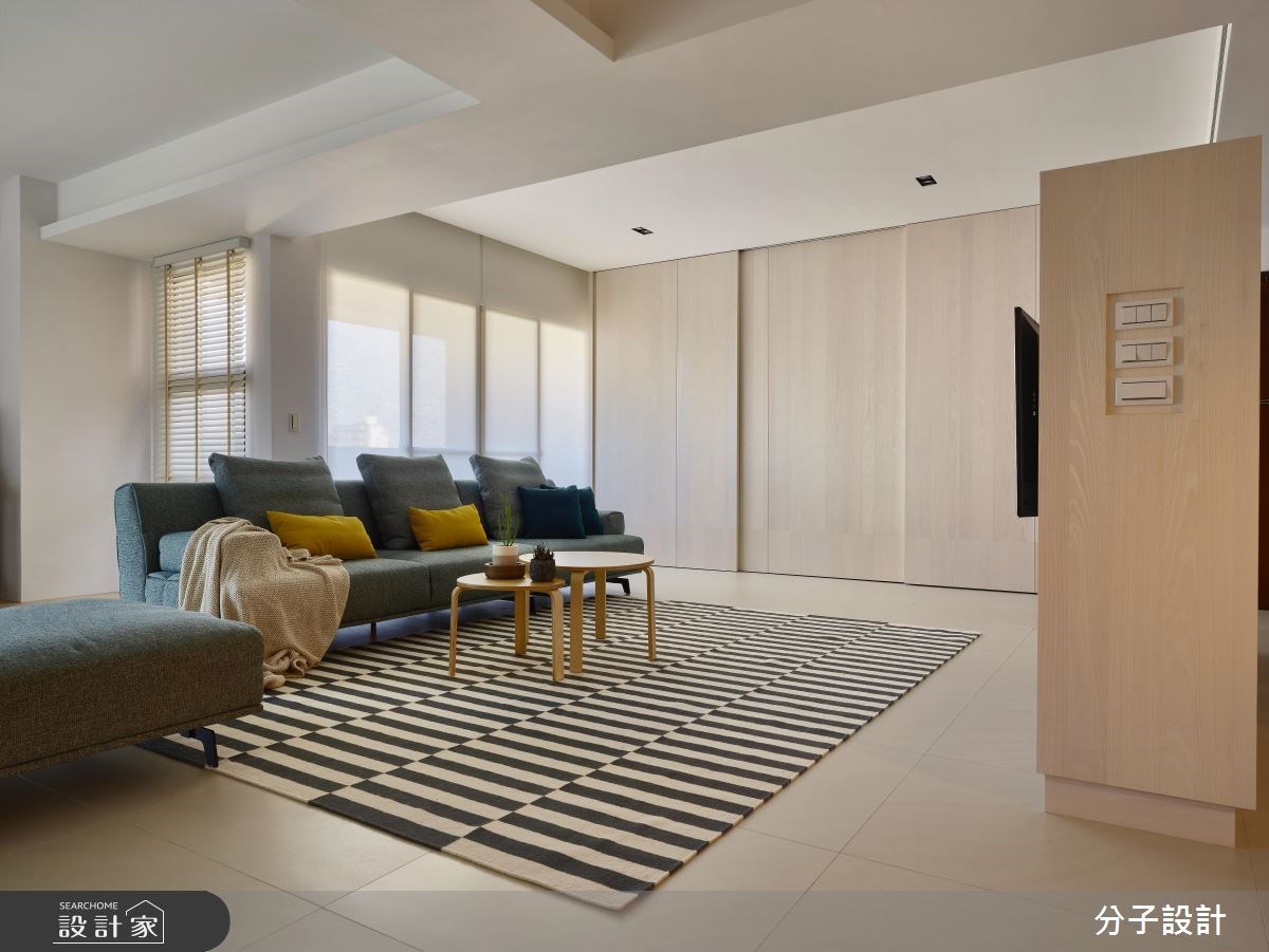 50坪老屋(16~30年)＿簡約風客廳案例圖片＿分子設計＿分子_33之7