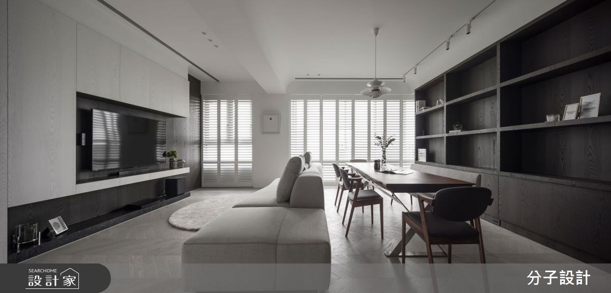 30坪新成屋(5年以下)＿北歐風客廳案例圖片＿分子設計＿分子_34之2