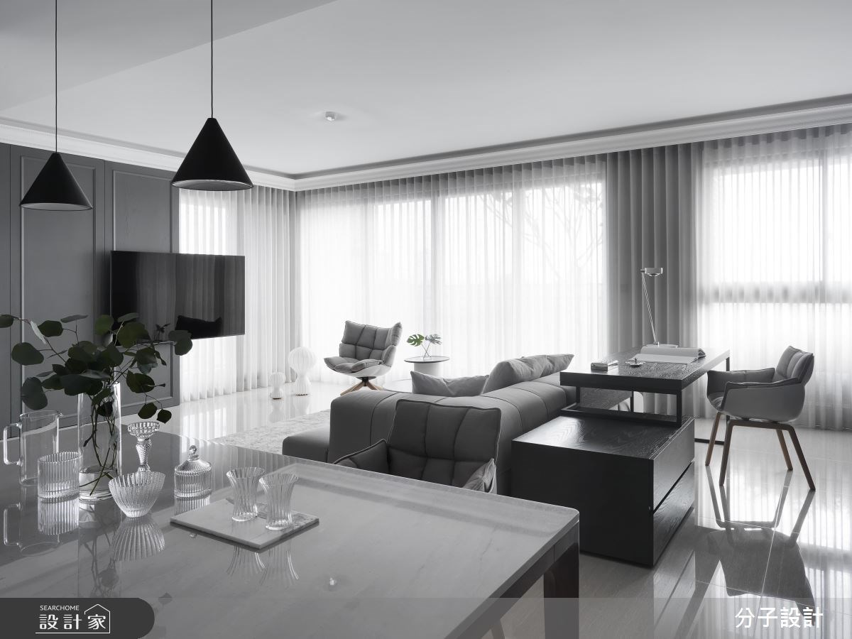 40坪新成屋(5年以下)＿現代風客廳餐廳案例圖片＿分子設計＿分子_36之7