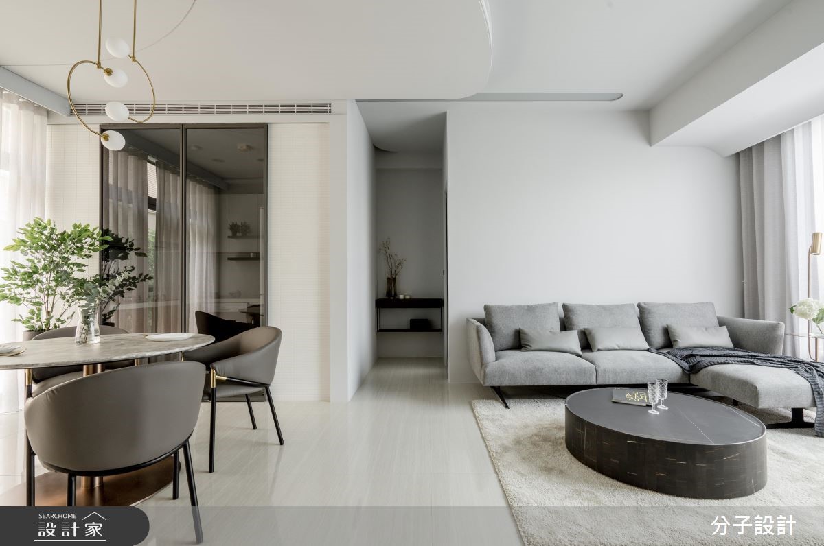 60坪新成屋(5年以下)＿現代風客廳餐廳案例圖片＿分子設計＿分子_40之2