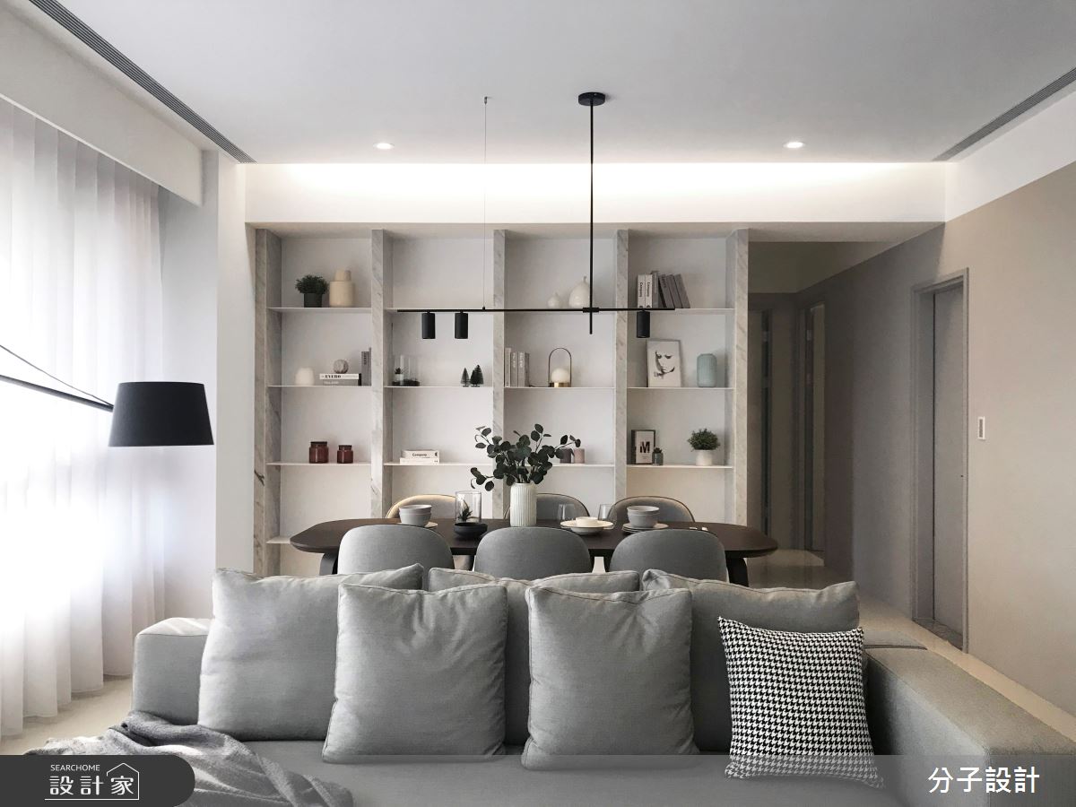 30坪新成屋(5年以下)＿現代風客廳案例圖片＿分子設計＿分子_45之1