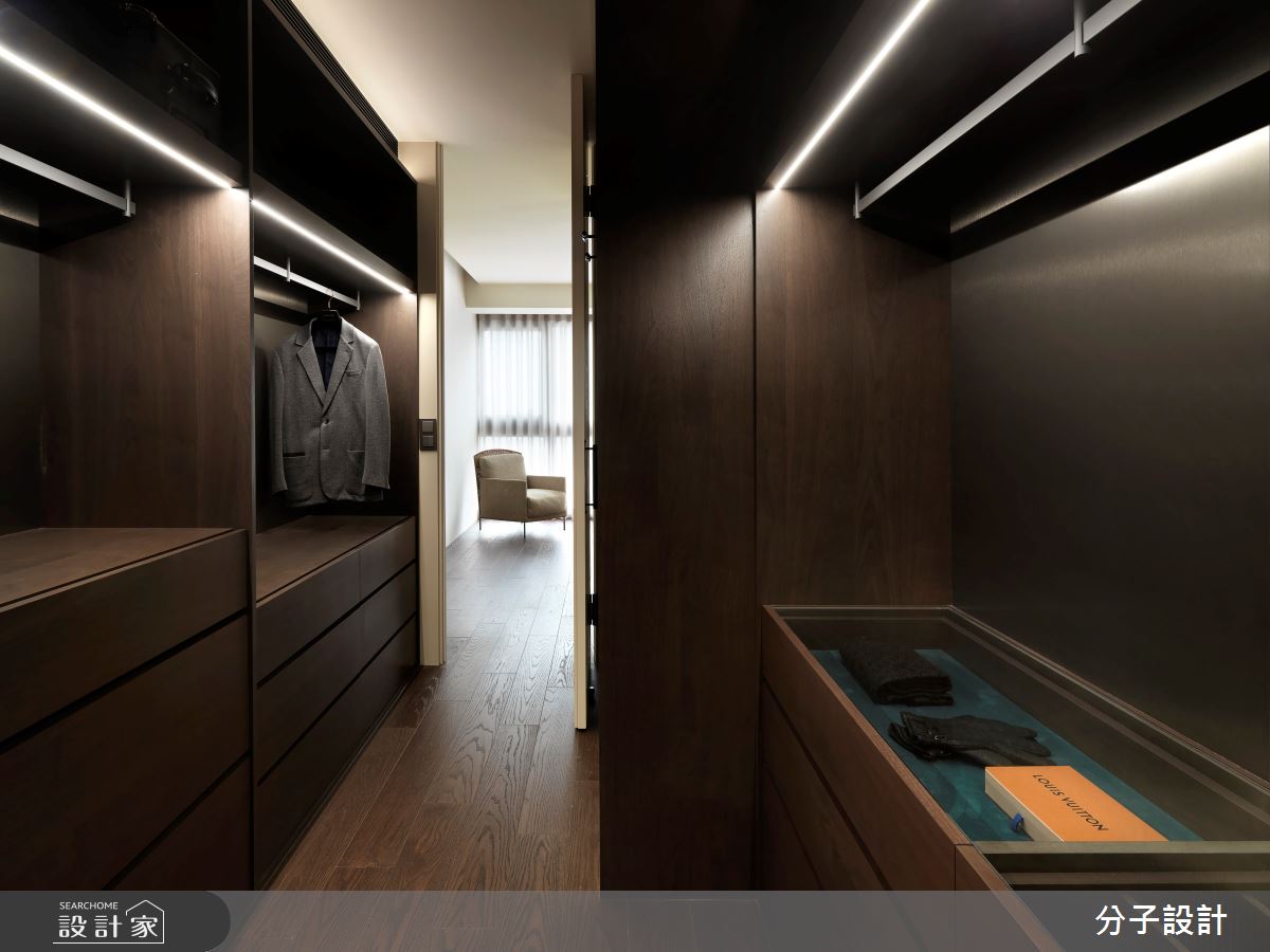 40坪新成屋(5年以下)＿現代風更衣間案例圖片＿分子設計＿分子_50之20