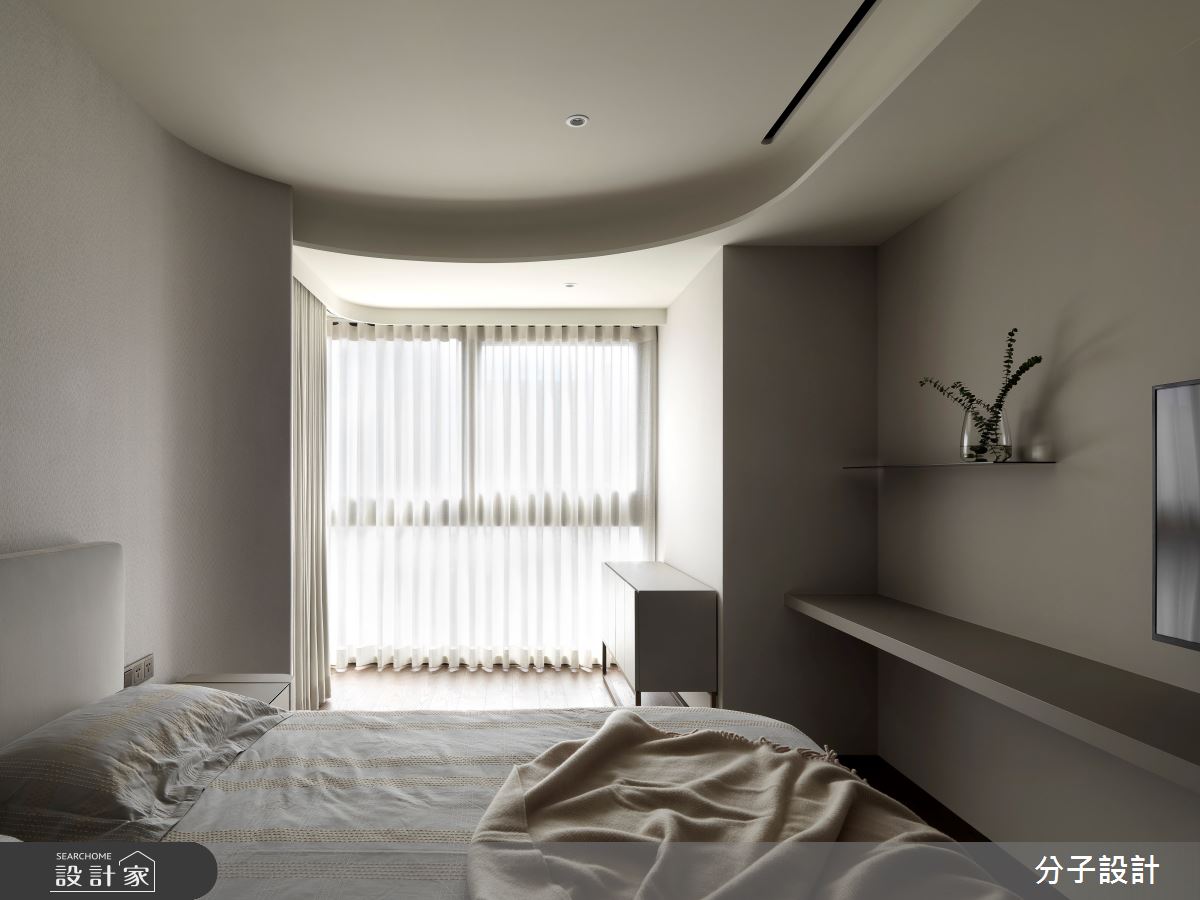 40坪新成屋(5年以下)＿現代風臥室案例圖片＿分子設計＿分子_50之25
