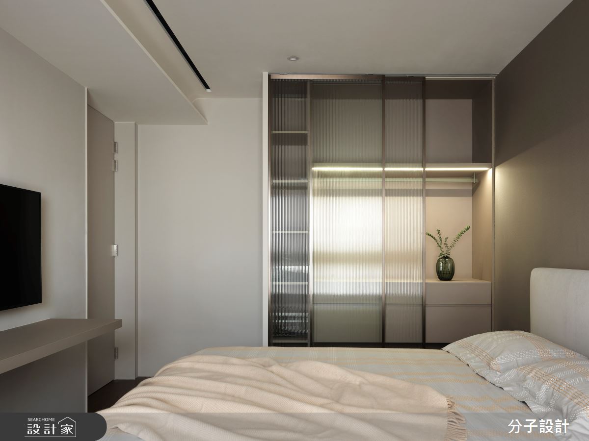 40坪新成屋(5年以下)＿現代風臥室更衣間案例圖片＿分子設計＿分子_50之27