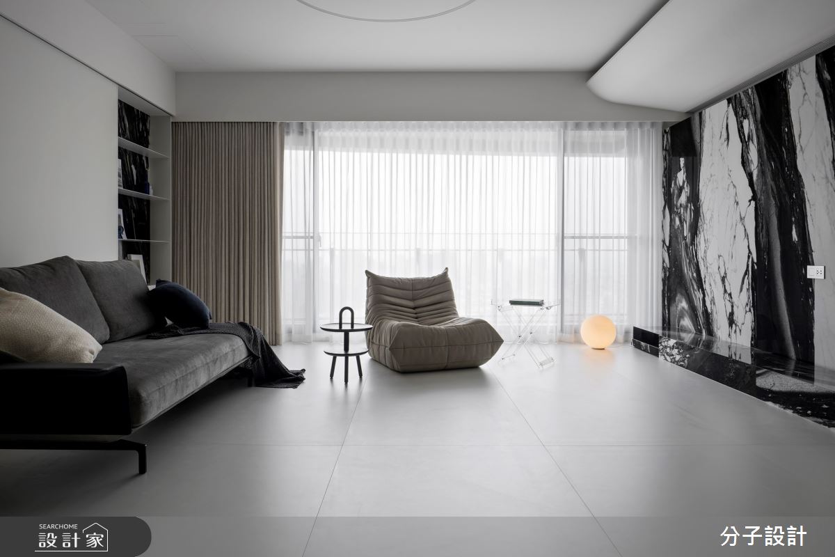 50坪新成屋(5年以下)＿現代風客廳案例圖片＿分子設計＿分子_51之3
