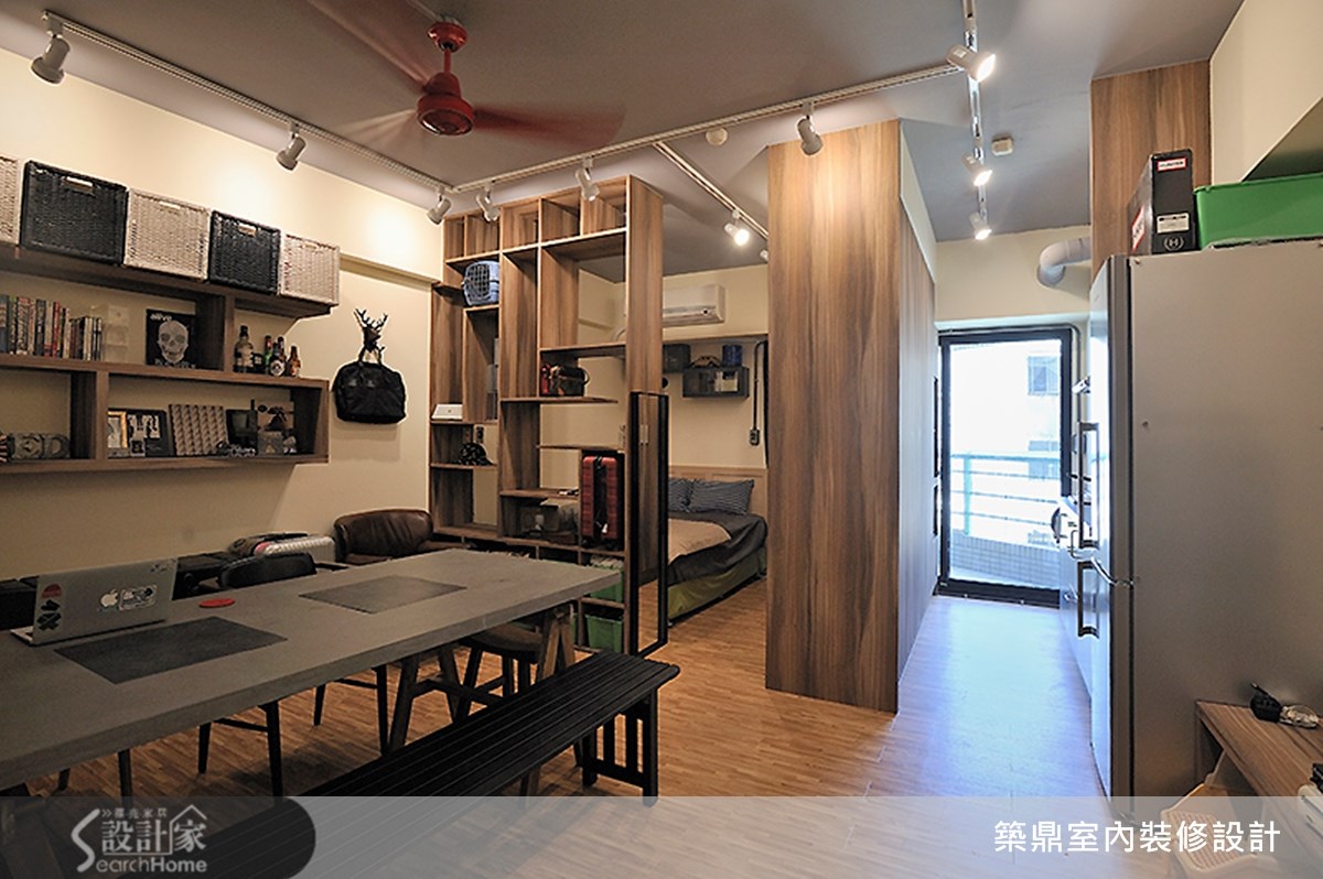 9坪中古屋(5~15年)＿工業風案例圖片＿築鼎室內裝修設計有限公司＿築鼎_03之1