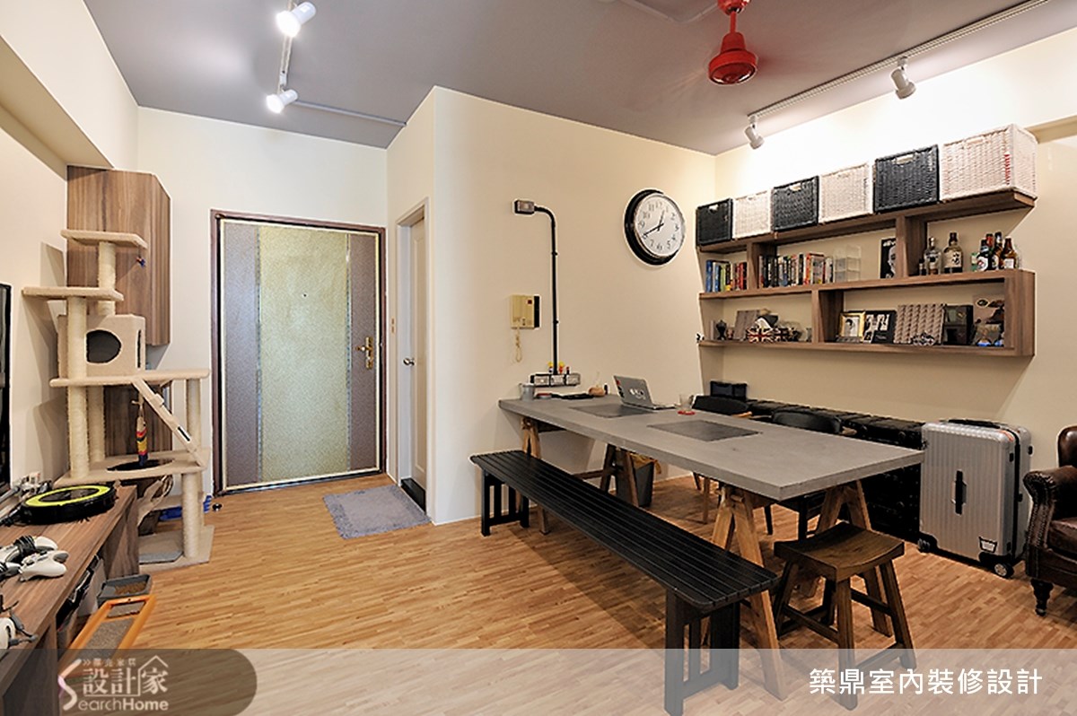 9坪中古屋(5~15年)＿工業風案例圖片＿築鼎室內裝修設計有限公司＿築鼎_03之6