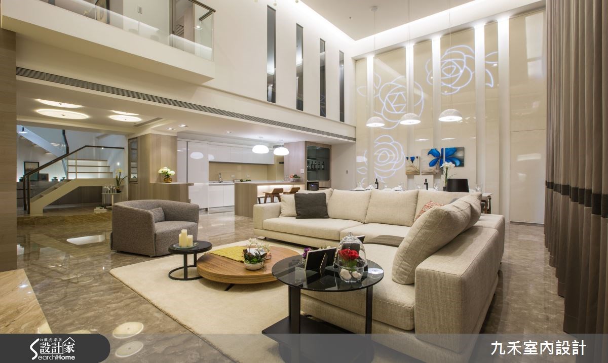 128坪新成屋(5年以下)＿現代風客廳案例圖片＿九禾室內設計＿九禾_08之10