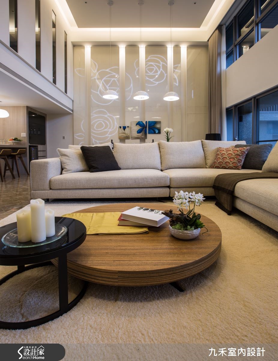 128坪新成屋(5年以下)＿現代風客廳案例圖片＿九禾室內設計＿九禾_08之11