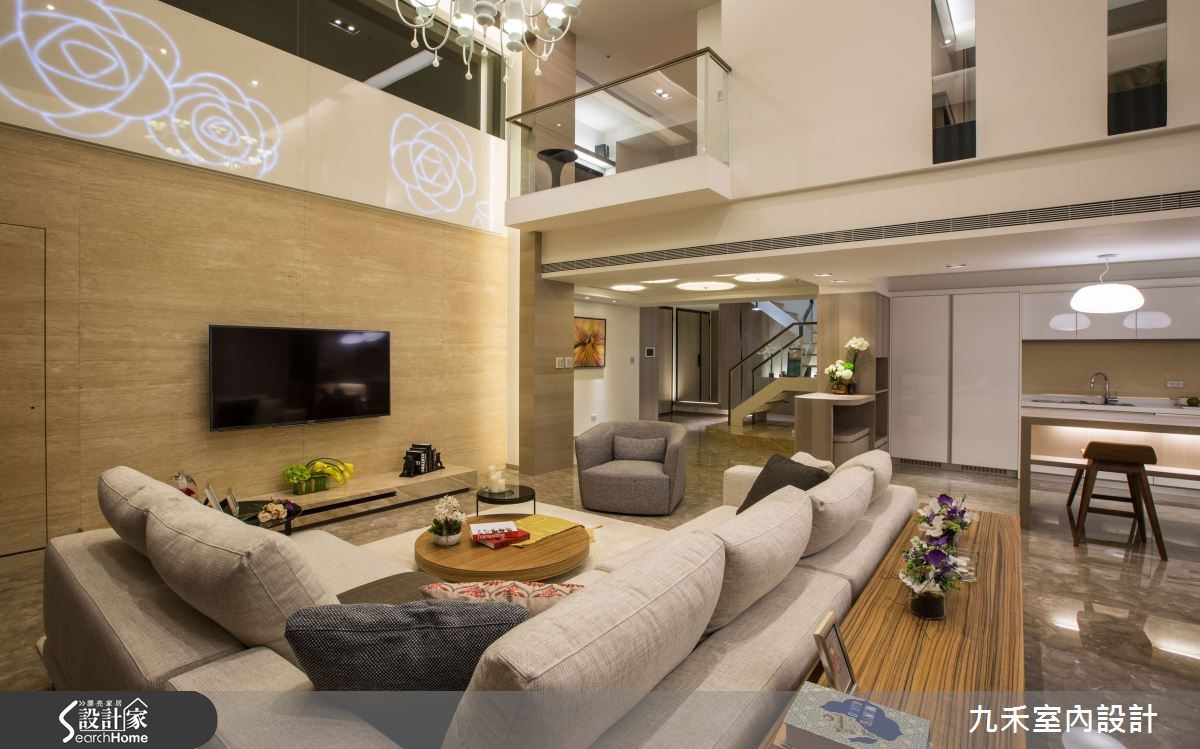 128坪新成屋(5年以下)＿現代風客廳案例圖片＿九禾室內設計＿九禾_08之12