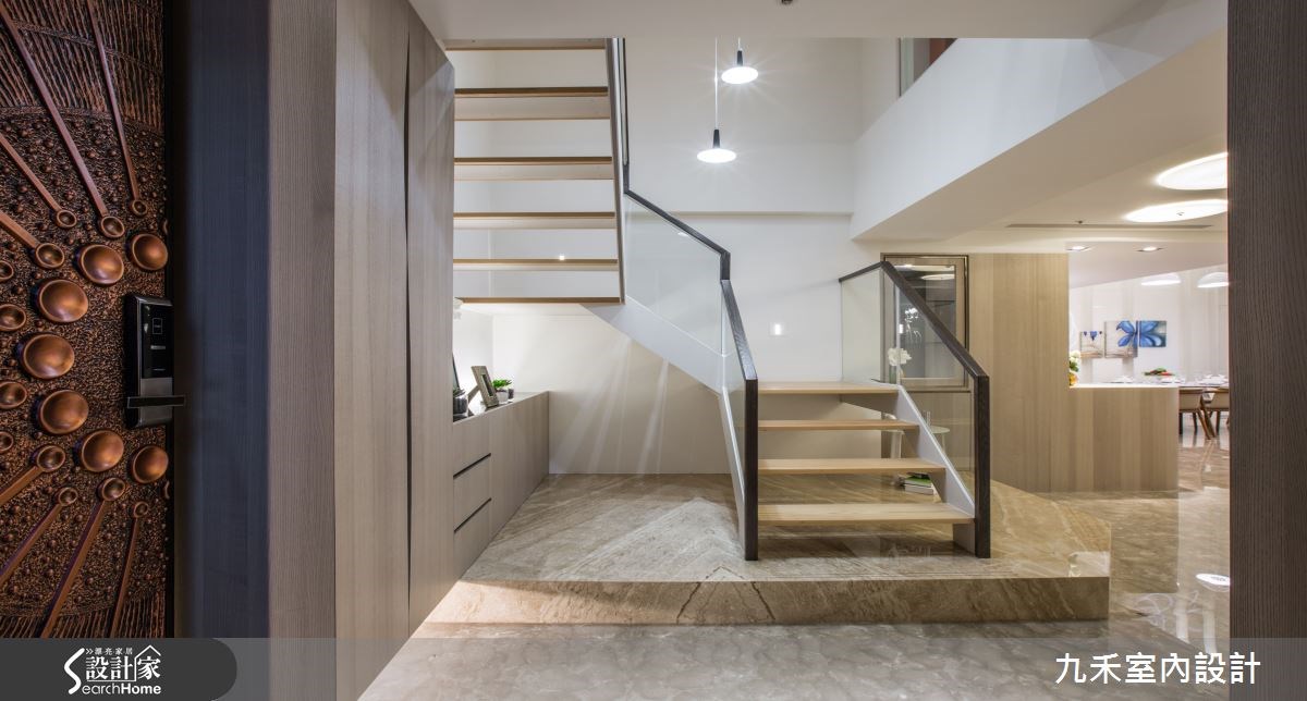 128坪新成屋(5年以下)＿現代風樓梯案例圖片＿九禾室內設計＿九禾_08之25