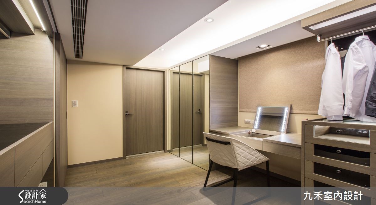 128坪新成屋(5年以下)＿現代風更衣間案例圖片＿九禾室內設計＿九禾_08之52