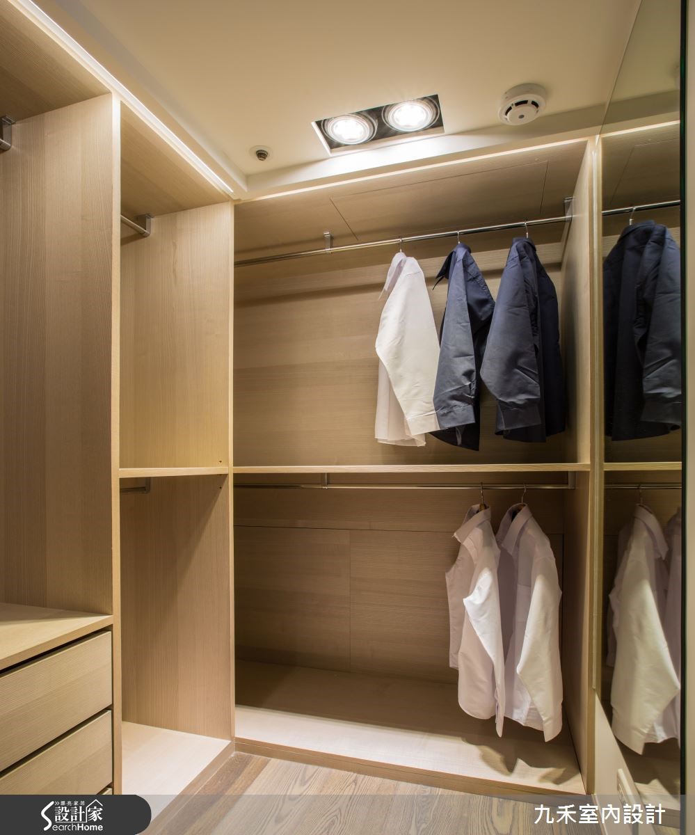 128坪新成屋(5年以下)＿現代風更衣間案例圖片＿九禾室內設計＿九禾_08之53