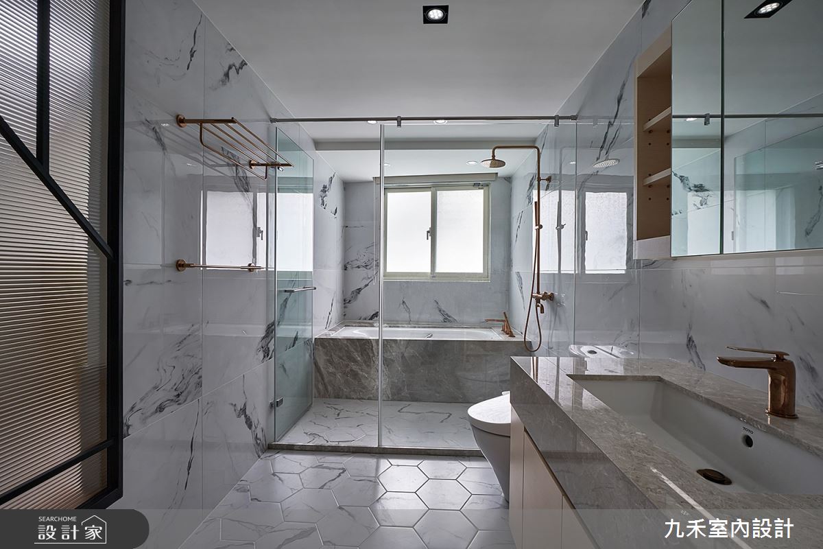 28坪老屋(50年以上)＿工業風浴室案例圖片＿九禾室內設計＿九禾_28之14