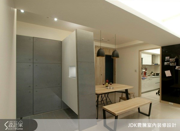 35坪新成屋(5年以下)＿簡約風餐廳案例圖片＿震騰室內裝修設計工程有限公司＿震騰_02之4