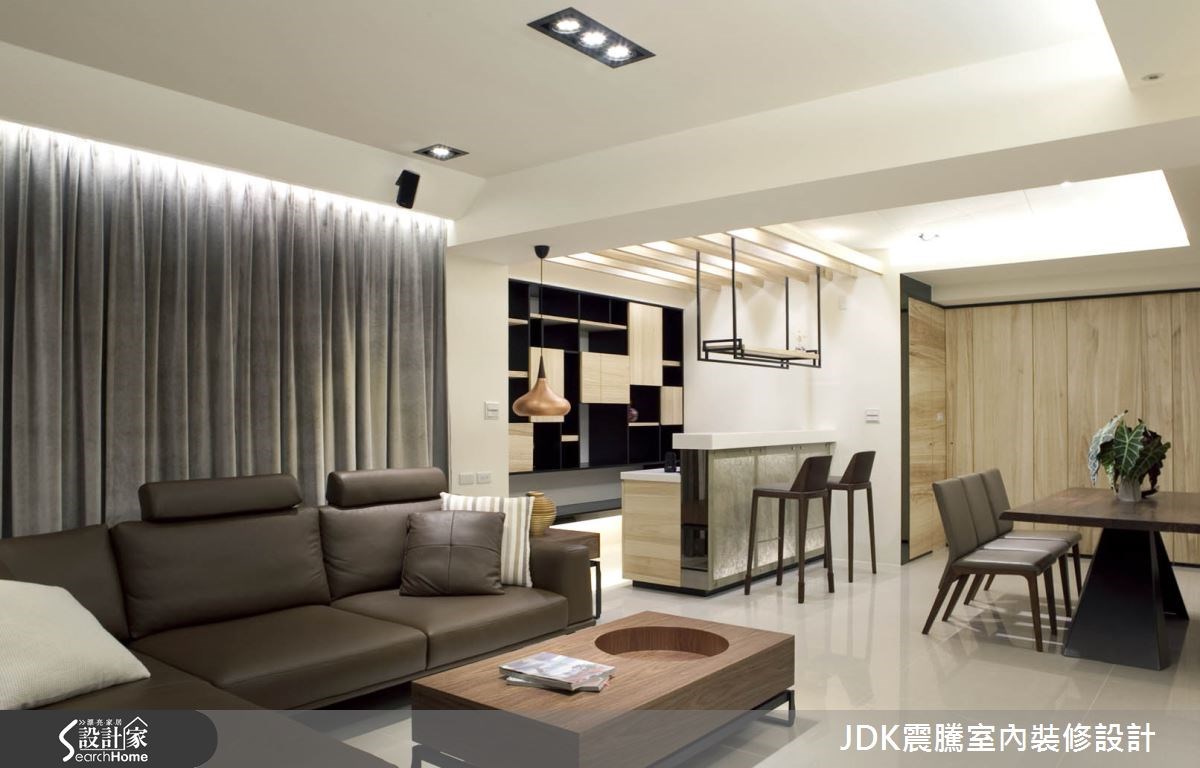 35坪新成屋(5年以下)＿現代風客廳案例圖片＿震騰室內裝修設計工程有限公司＿震騰_07之12