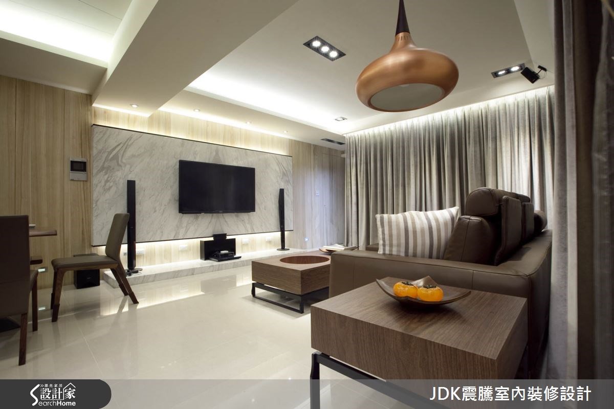 35坪新成屋(5年以下)＿現代風客廳案例圖片＿震騰室內裝修設計工程有限公司＿震騰_07之13
