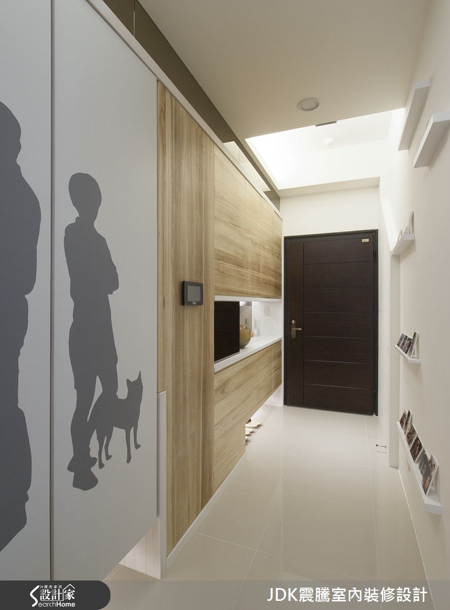 35坪新成屋(5年以下)＿混搭風玄關案例圖片＿震騰室內裝修設計工程有限公司＿震騰_08之2