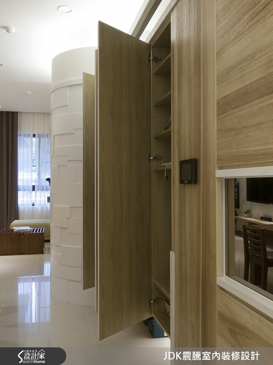 35坪新成屋(5年以下)＿混搭風玄關案例圖片＿震騰室內裝修設計工程有限公司＿震騰_08之6