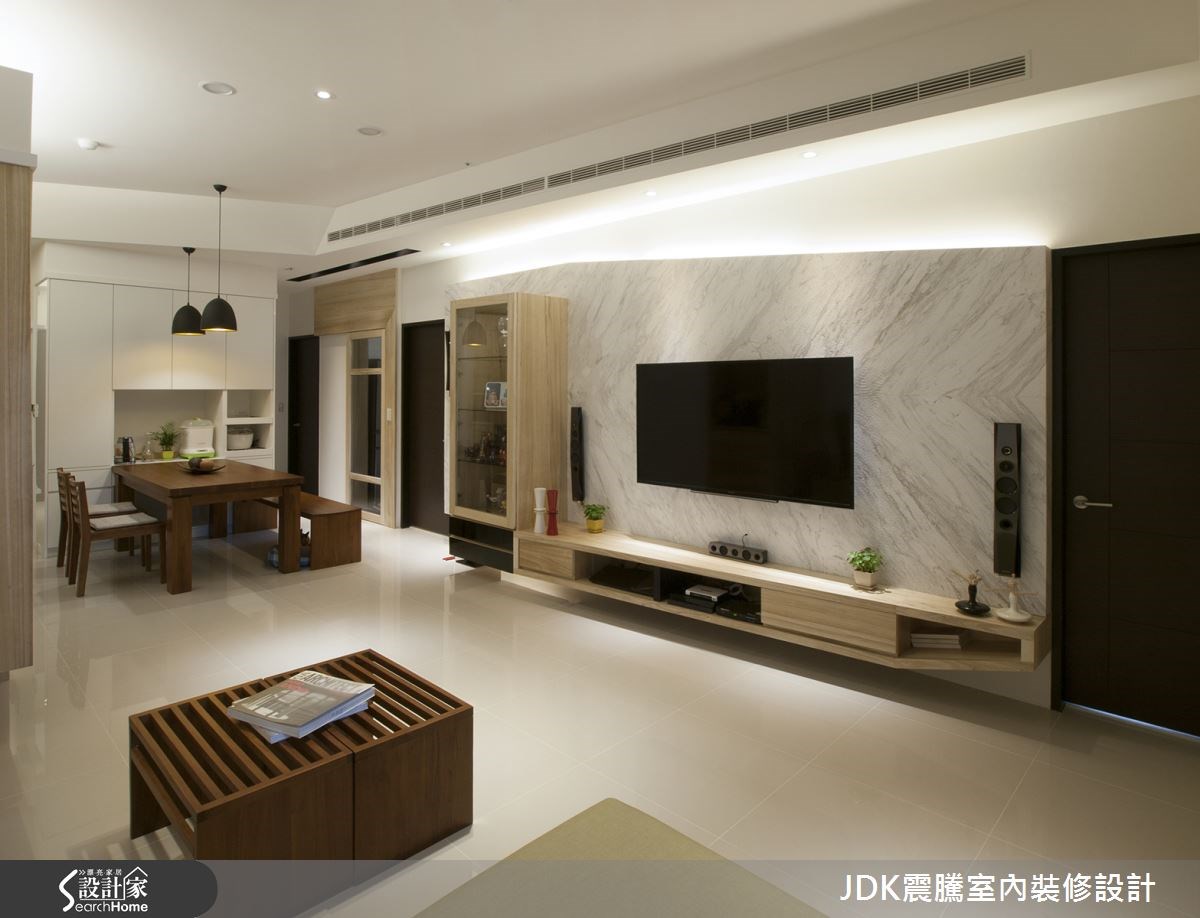 35坪新成屋(5年以下)＿混搭風客廳案例圖片＿震騰室內裝修設計工程有限公司＿震騰_08之19