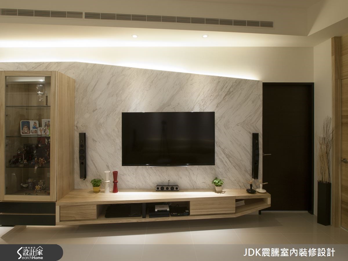 35坪新成屋(5年以下)＿混搭風客廳案例圖片＿震騰室內裝修設計工程有限公司＿震騰_08之20