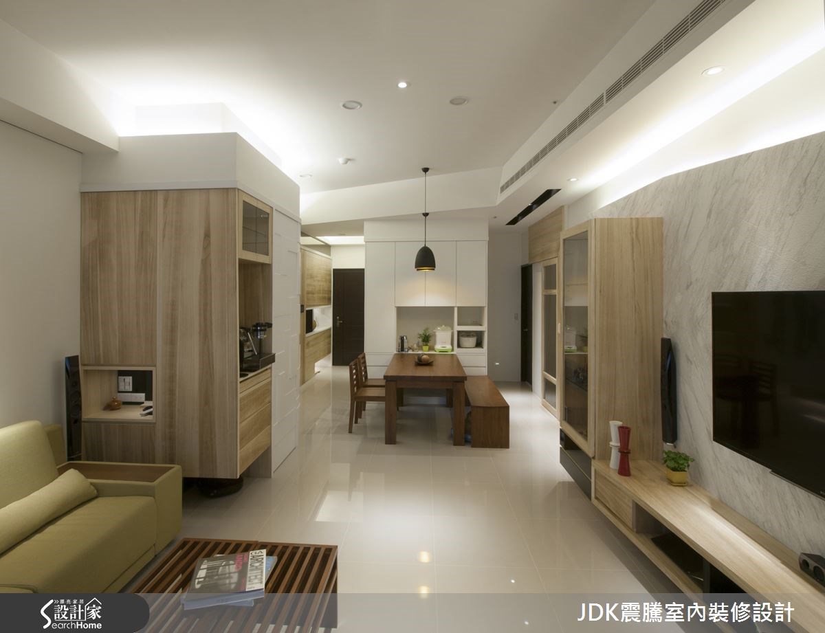 35坪新成屋(5年以下)＿混搭風客廳案例圖片＿震騰室內裝修設計工程有限公司＿震騰_08之22