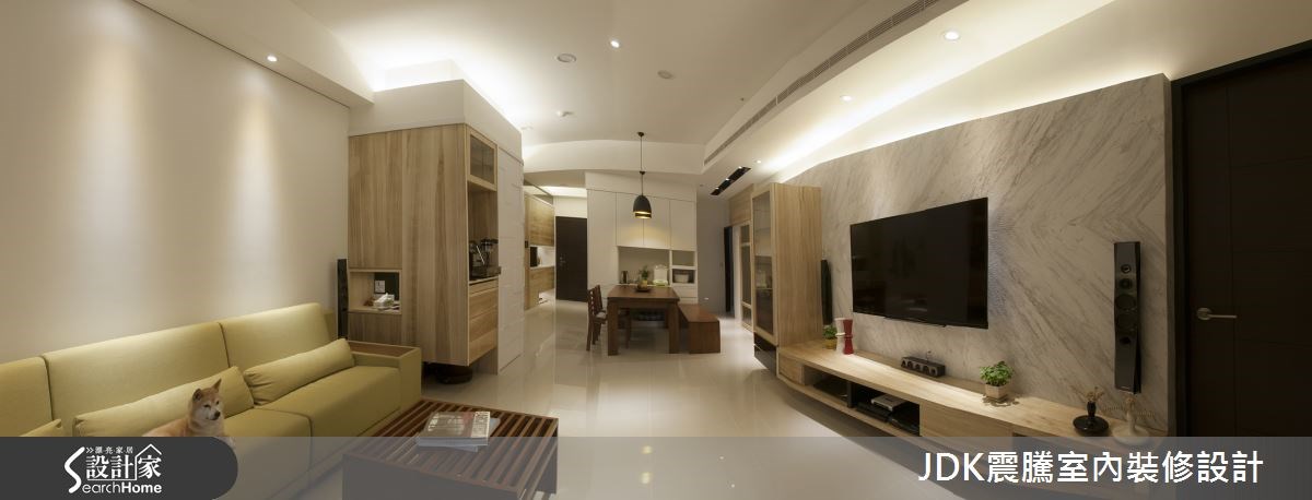 35坪新成屋(5年以下)＿混搭風客廳案例圖片＿震騰室內裝修設計工程有限公司＿震騰_08之24
