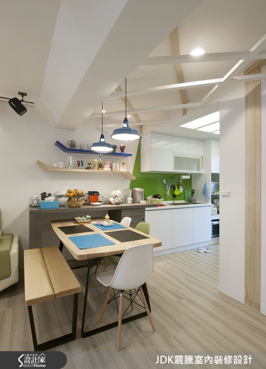 20坪老屋(16~30年)＿北歐風餐廳案例圖片＿震騰室內裝修設計工程有限公司＿震騰_09之16