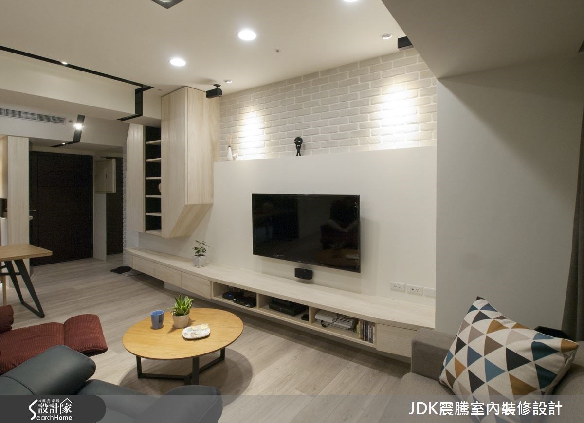 25坪新成屋(5年以下)＿北歐風客廳案例圖片＿震騰室內裝修設計工程有限公司＿震騰_12之2