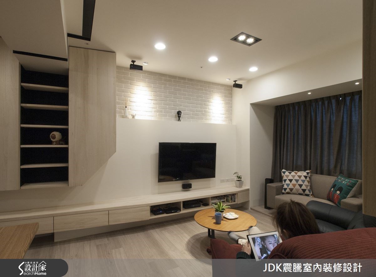 25坪新成屋(5年以下)＿北歐風客廳案例圖片＿震騰室內裝修設計工程有限公司＿震騰_12之6
