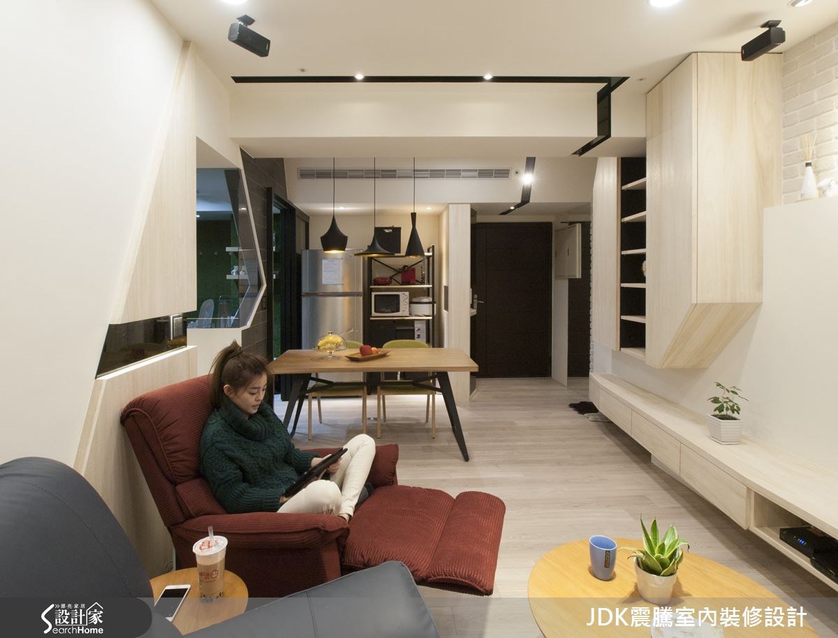 25坪新成屋(5年以下)＿北歐風客廳案例圖片＿震騰室內裝修設計工程有限公司＿震騰_12之14