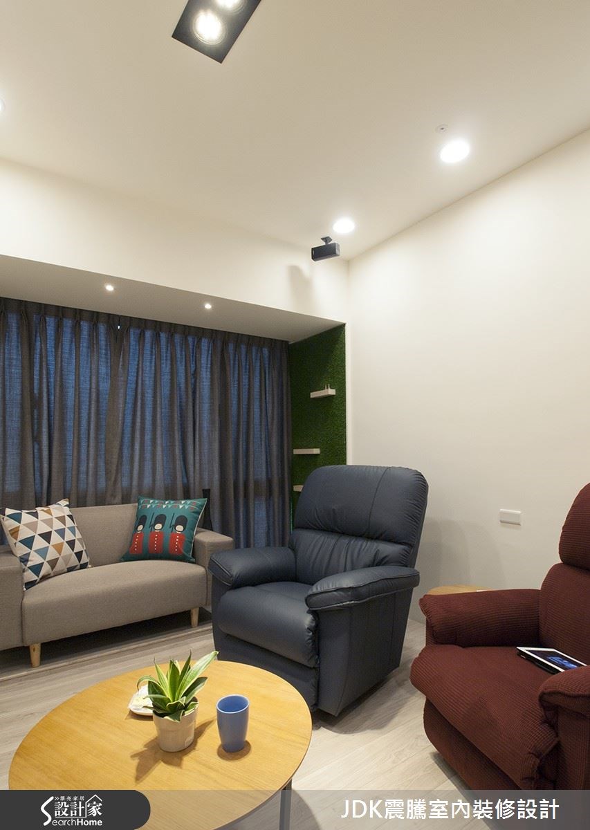 25坪新成屋(5年以下)＿北歐風客廳案例圖片＿震騰室內裝修設計工程有限公司＿震騰_12之15
