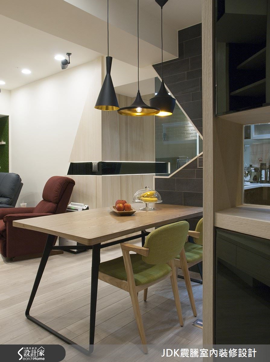 25坪新成屋(5年以下)＿北歐風餐廳案例圖片＿震騰室內裝修設計工程有限公司＿震騰_12之17