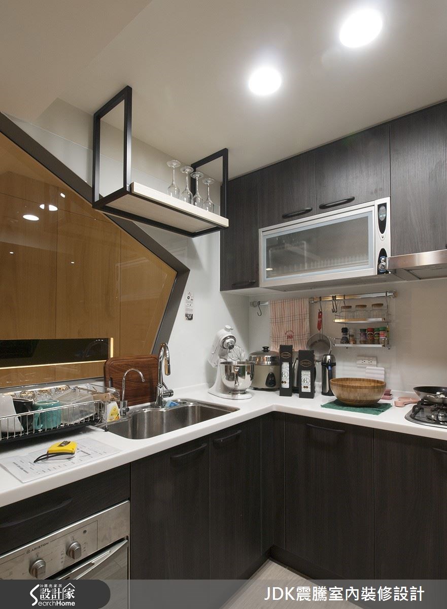 25坪新成屋(5年以下)＿北歐風廚房案例圖片＿震騰室內裝修設計工程有限公司＿震騰_12之28
